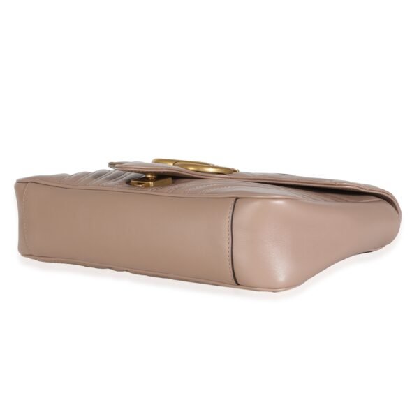 Porcelain Rose Matelasse Calfskin Medium Marmont Bag - Image 7