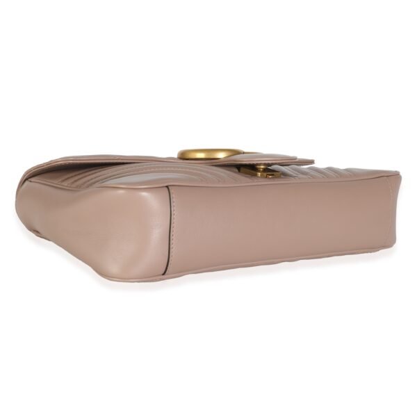 Porcelain Rose Matelasse Calfskin Medium Marmont Bag - Image 6