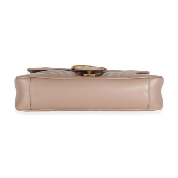 Porcelain Rose Matelasse Calfskin Medium Marmont Bag - Image 5