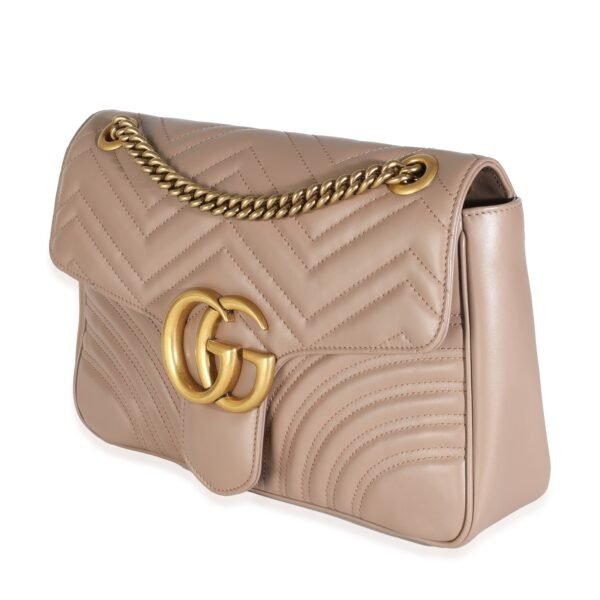 Porcelain Rose Matelasse Calfskin Medium Marmont Bag - Image 2