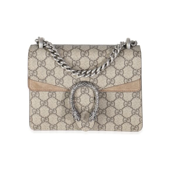 Beige GG Supreme Canvas Mini Dionysus Bag