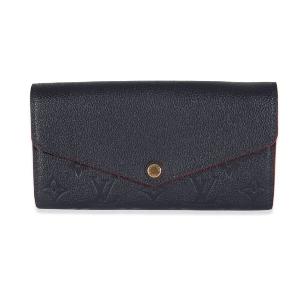 Marine Rouge Monogram Empreinte Sarah Wallet