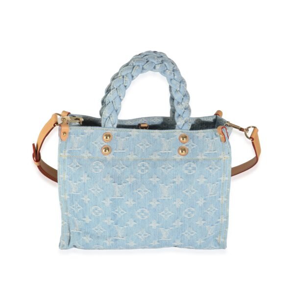 Sky Blue Monogram Denim Let Go PM