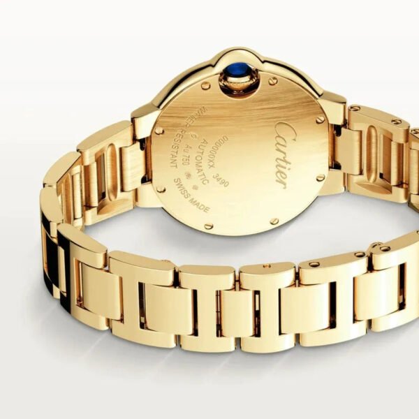 BALLON BLEU DE CARTIER WATCH 36 mm, mechanical movement with automatic winding, yellow gold - Image 4