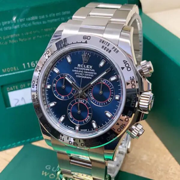 Rolex Daytona Blue White Gold m116509-0071 40mm - Image 4
