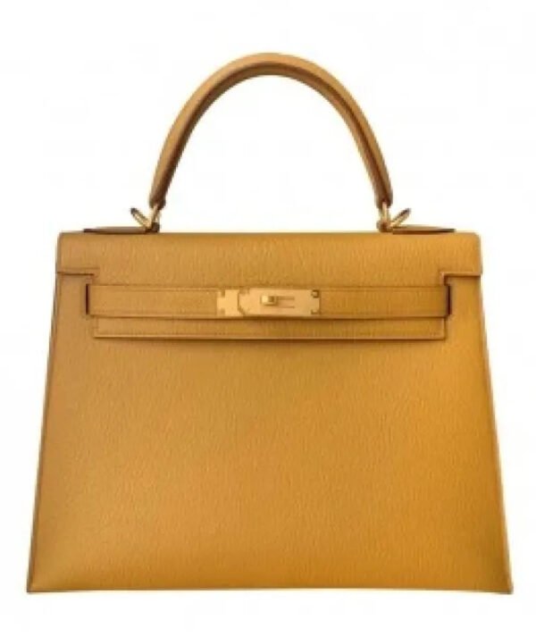 Hermes Kelly Bag 28 Togo Leather Apricot