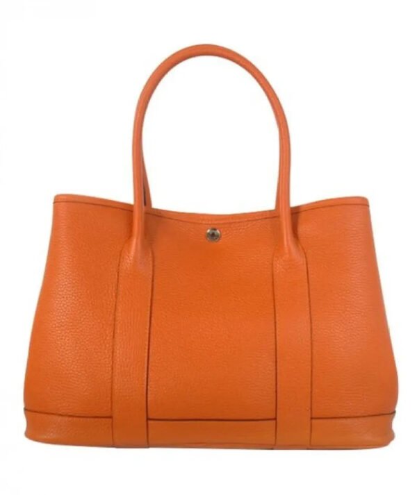 Hermes Togo Leather Garden Party Bag - Image 7