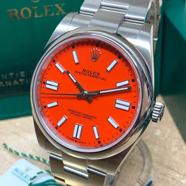OYSTER PERPETUAL 124300 Series（orange） - Image 6