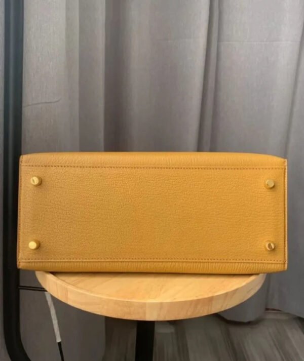 Hermes Kelly Bag 28 Togo Leather Apricot - Image 5