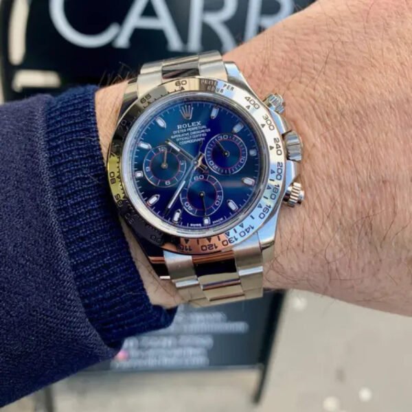 Rolex Daytona Blue White Gold m116509-0071 40mm - Image 13