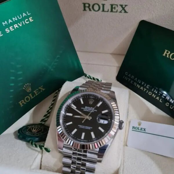 Rolex Datejust 41 Blue m126334-0017 Jubilee 18k White Gold - Image 7