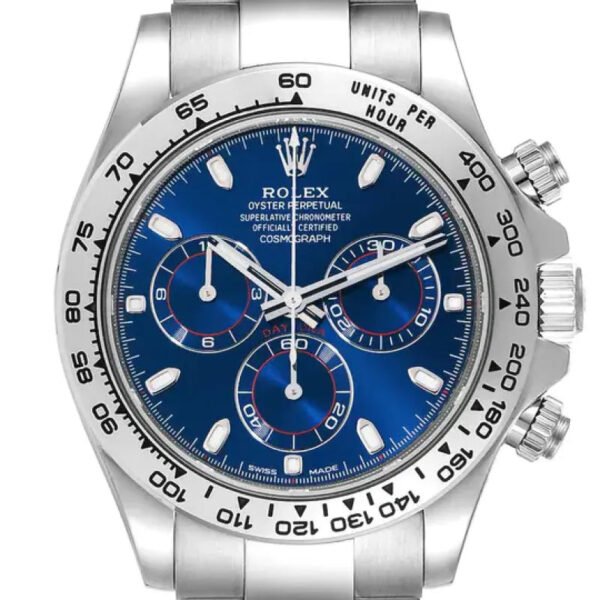 Rolex Daytona Blue White Gold m116509-0071 40mm - Image 8