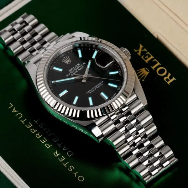 Rolex Datejust 41 Blue m126334-0017 Jubilee 18k White Gold - Image 3