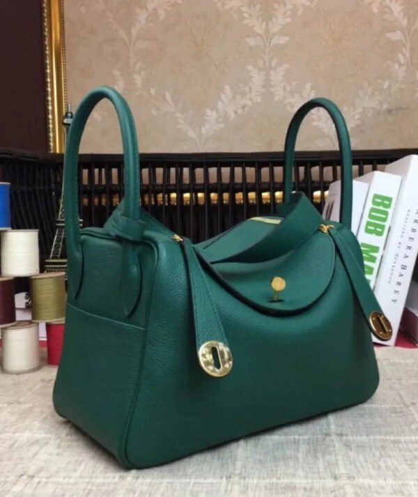 Hermes Linda Bag 30 Togo Leather - Image 9