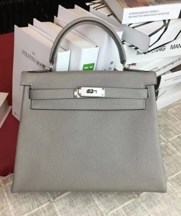 Hermes Kelly Bag 32 Togo Leather - Image 8