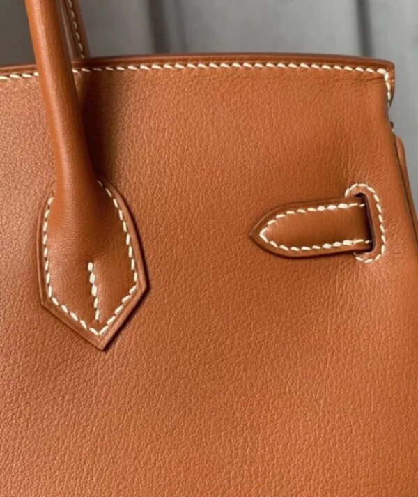 Hermes Birkin 25 Swift Leather Light Coffee - Image 3