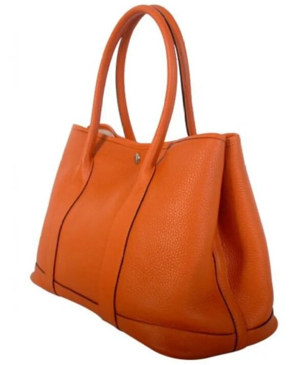 Hermes Togo Leather Garden Party Bag - Image 8