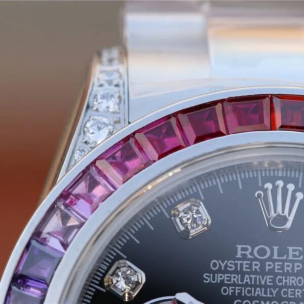 DAYTONA RAINBOW DIAMOND SILVER STAINLESS STEEL 40MM 116599 RBOW - Image 6