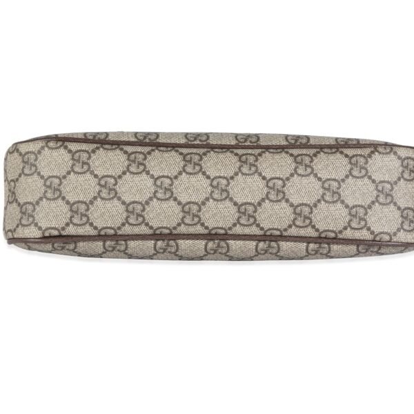 Beige GG Supreme Canvas Small Ophidia Shoulder Bag - Image 3